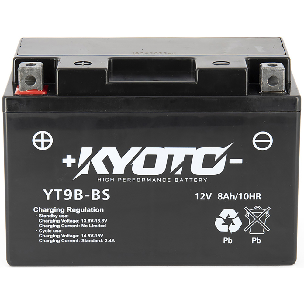 Batterie moto YT9B-4 / YT9B-BS / NT9B-4 12V 8Ah NX - Manetco