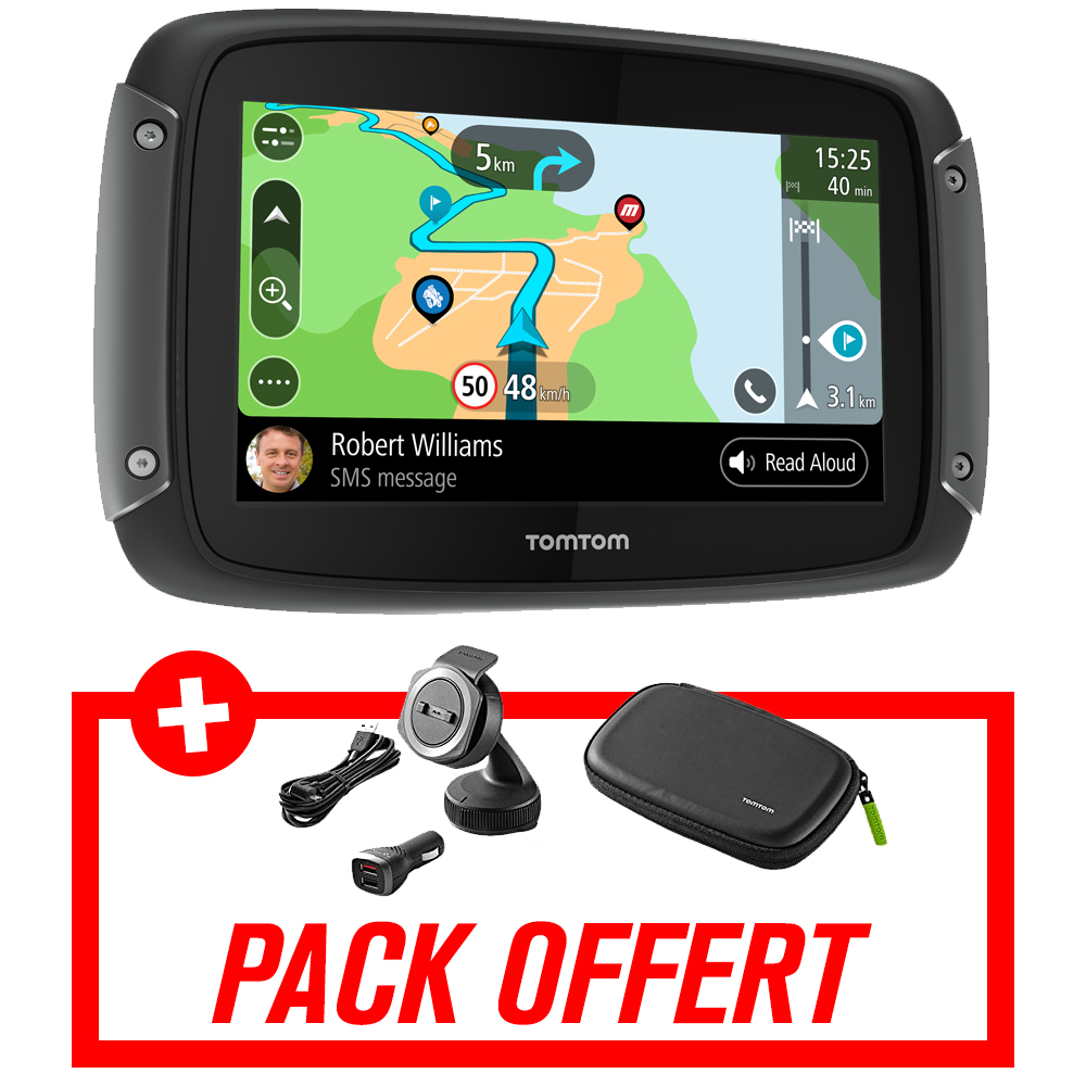 Tomtom Monde UE Rider 550 16 GB GPS Assis Ne Sont Pas 4.3´´ Argenté