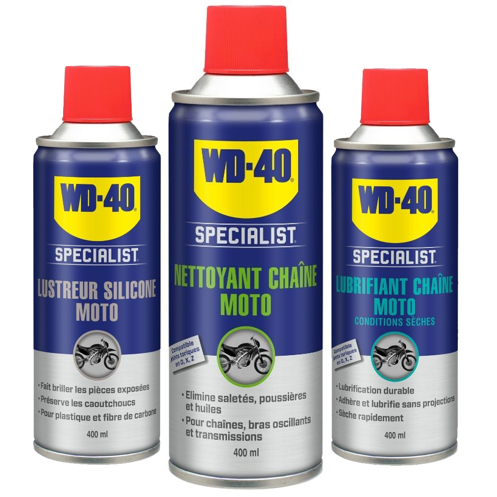 WD40 WD-40 SPECIALIST MOTO - Kit d'entretien moto - Private Sport Shop