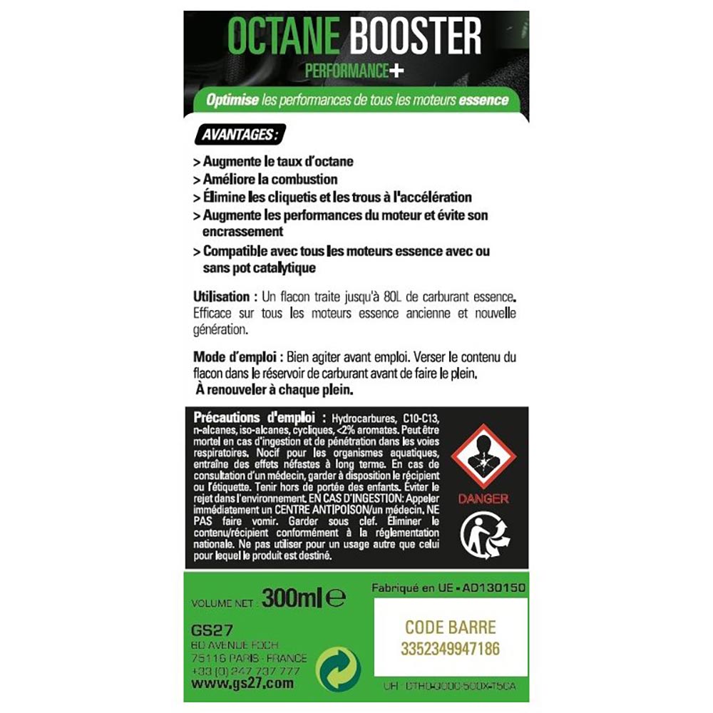 Octane Booster Performance+ 300 ml