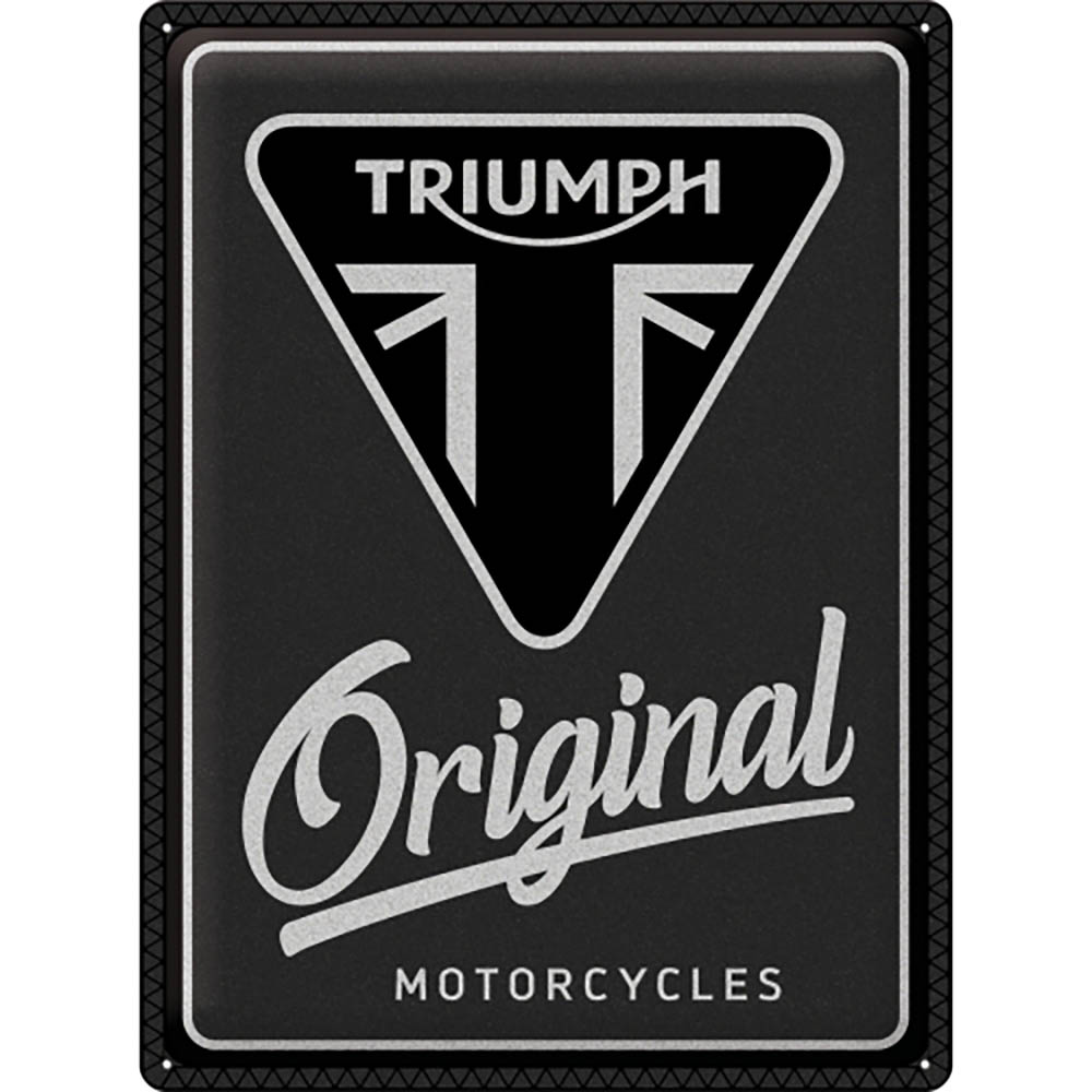 Plaque Vintage Triumph - Original Motorcycles