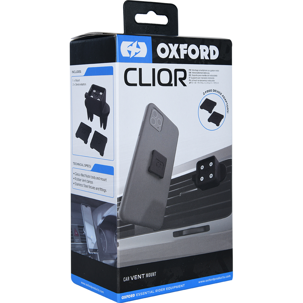 Support smartphone CliqR pour voiture Oxford moto : ,  support smartphone de moto