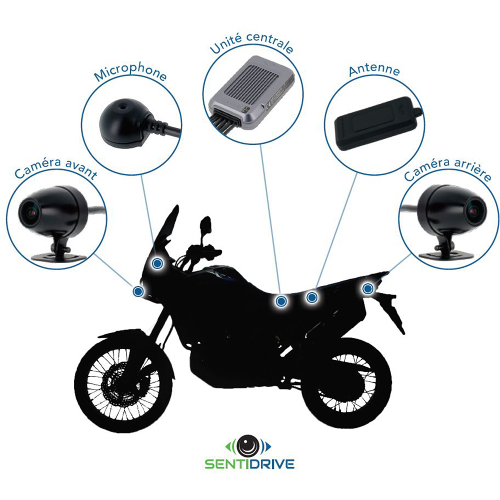 Traceur GPS Antivol Cam Tecnoglobe Sentinelle - GPS / Traceur GPS Moto