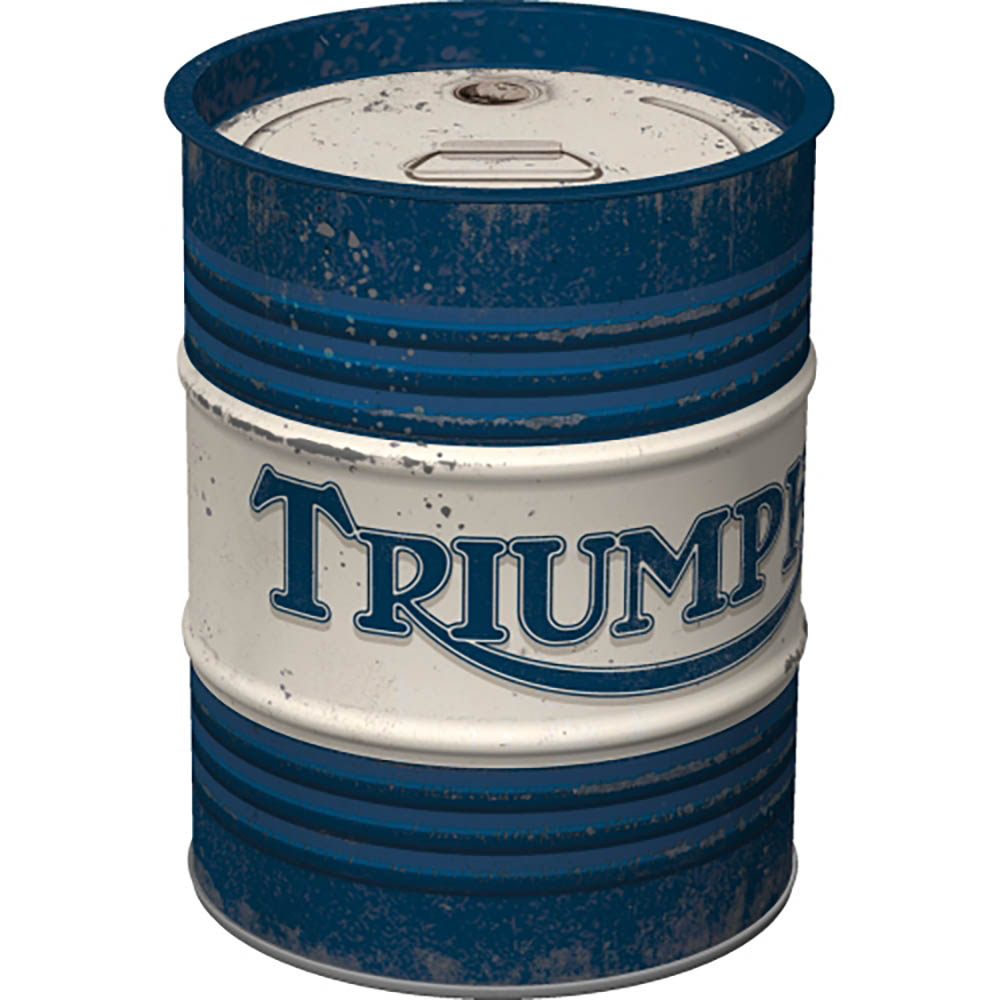 Tirelire Vintage - Baril d'Huile Triumph