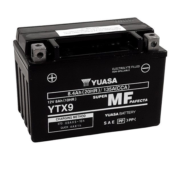 Batterie YTX9-BS SLA AGM Yuasa moto : , batterie moto de  moto