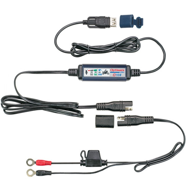 Prise Femelle Allume-cigare OptiMate O-6 TecMate moto : ,  Câble USB de moto
