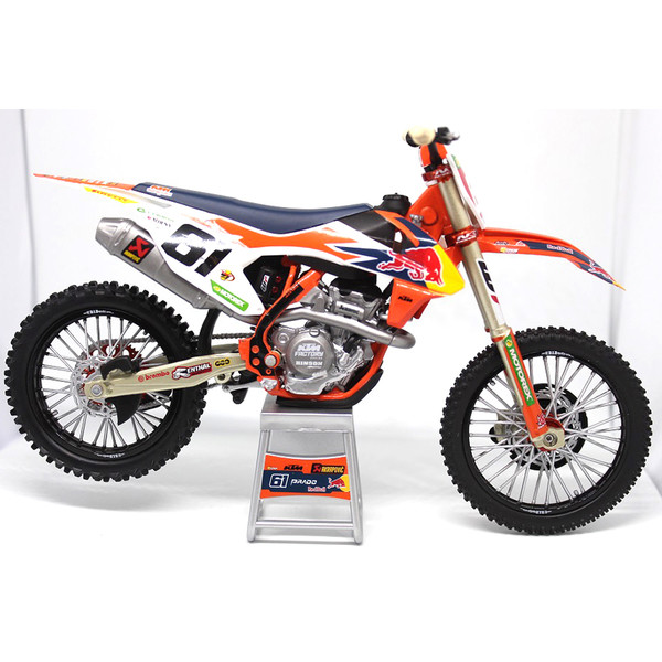  Maquette  moto  1 12e KTM SXF250 19 Prado N 61 Sunimport 