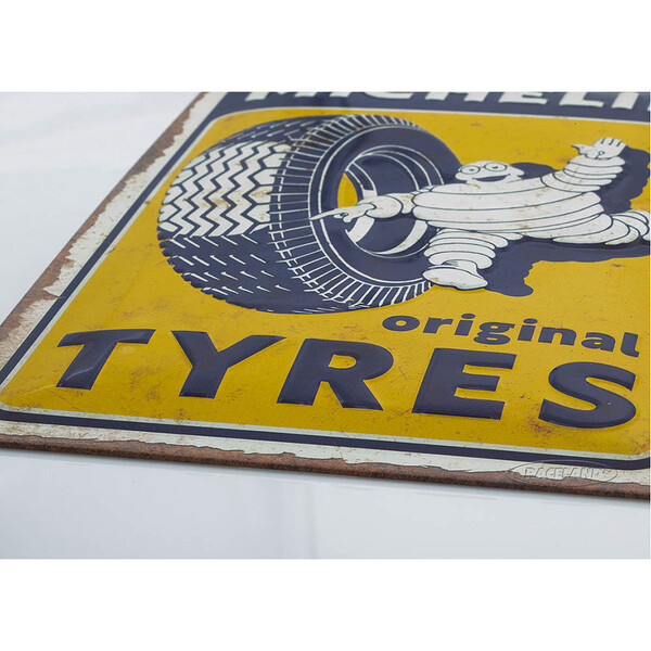 Plaque Vintage Michelin - Original Tyres