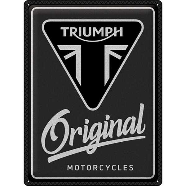 Plaque Vintage Triumph - Original Motorcycles