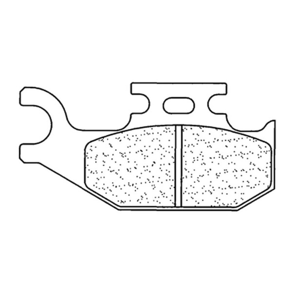 Plaquettes de frein Quad métal fritté - 1235ATV1