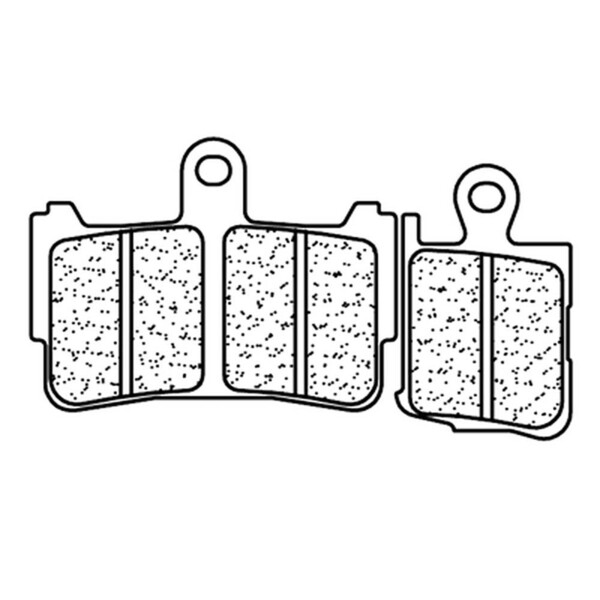 Plaquettes de frein Route métal fritté - 1216XBK5