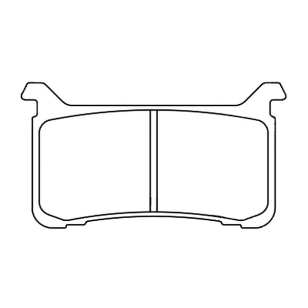 Plaquettes de frein street métal fritté - 1252A3+