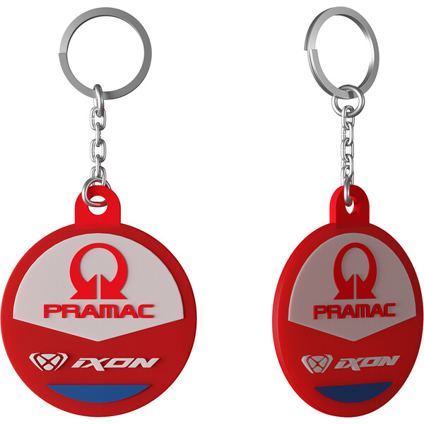Ixon - Porte-clés caoutchouc Pramac 22 Rouge / Blanc