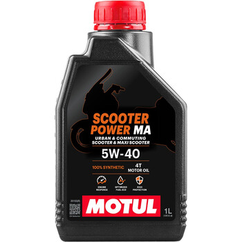 Huile 4T Scooter Power 5W40 1L Motul