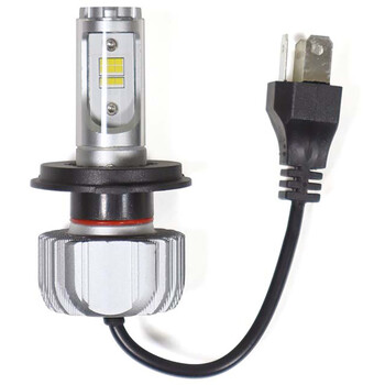 YM E-Bright 2 PCS Ampoule BA20D LED, Phare 12V Moto/Voiture, Phare De  Ampoules COB 12W Ampoule LED pour phares de Lampe High Low Beam,Feux de