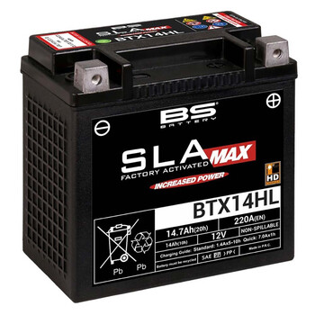 Batterie BTX14HL SLA Max BS Battery