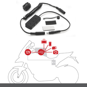 Chargeur Téléphone Moto Givi Chargeur Hub Pour Sacoche De Réservoir -  Satisfait Ou Remboursé 