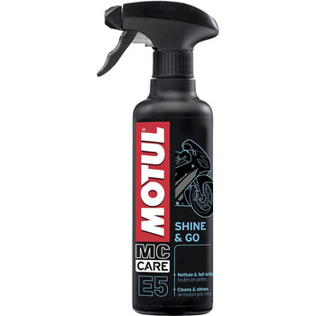 Nettoyant à sec E5 Shine & Go spray 400 ml Motul