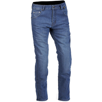 Texpeed Pantalon moto homme - Motard Pantalon en jean en aramide Dupont™  Kevlar® 280 g/m² avec armure de protection CE (EN 1621-1) - Coupe conique
