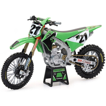 Maquette moto 1/12 Kawasaki 450 KX J. Anderson New Ray