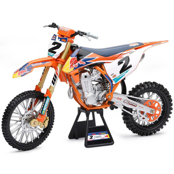 Maquette moto 1/6 KTM 450 SX-F Red Bull C. Webb New Ray