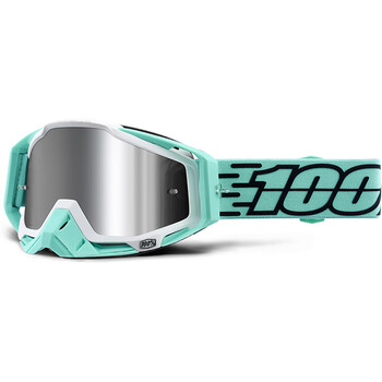 Masque Racecraft + Fasto - Injected Silver Chrome Lens 100%