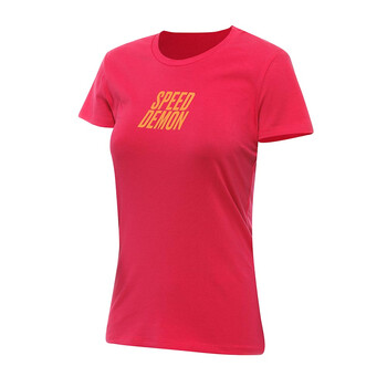 Dainese T shirt femme Speed Demon Veloce Woman Rose