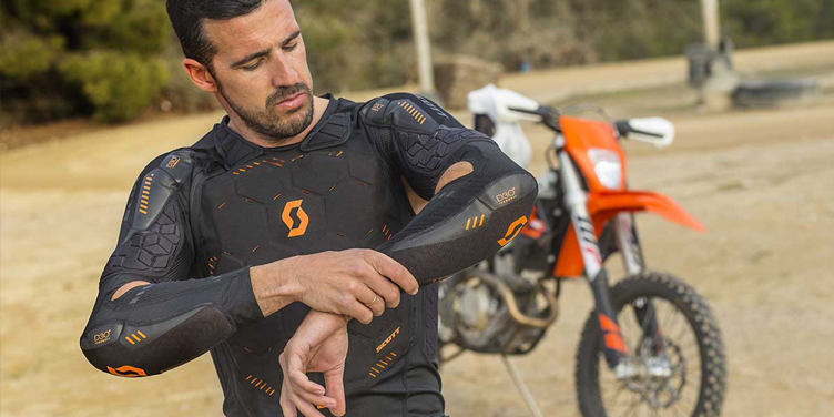 Gilet de protection moto - Motocross et Enduro - Plastron de protection